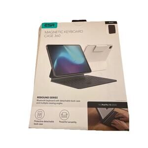 ESR Rebound Magnetic Keyboard Case 360 in black, for the iPad Pro 13 (2024)